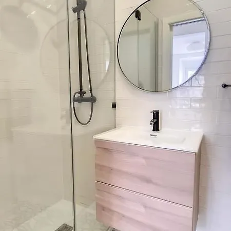 公寓 Central Modern Apt Private Patio Ac Lisboa